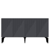 Asir Credenza con 4 ante Draw Antracite