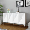 Asir Credenza con 4 ante Draw Bianco