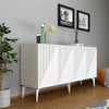 Asir Credenza con 4 ante Draw Bianco