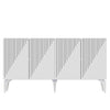 Asir Credenza con 4 ante Draw Bianco