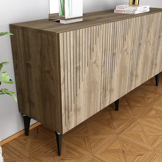 Asir Credenza con 4 ante Draw Noce
