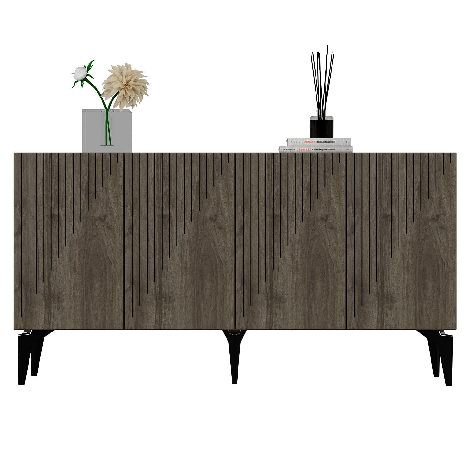 Asir Credenza con 4 ante Draw Noce