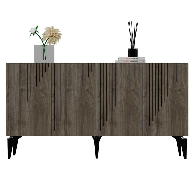 Asir Credenza con 4 ante Draw Noce
