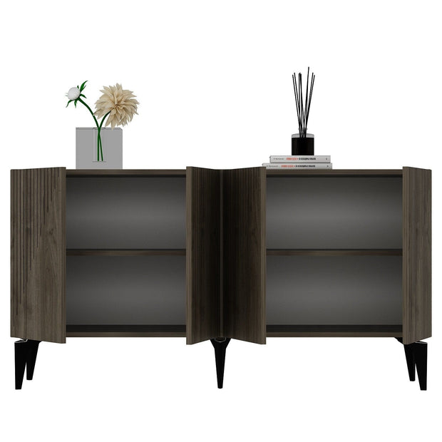 Asir Credenza con 4 ante Draw Noce