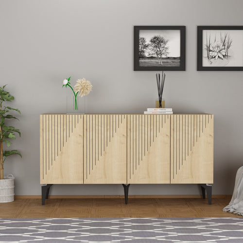 Asir Credenza con 4 ante Draw Quercia