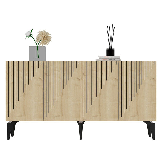 Asir Credenza con 4 ante Draw Quercia