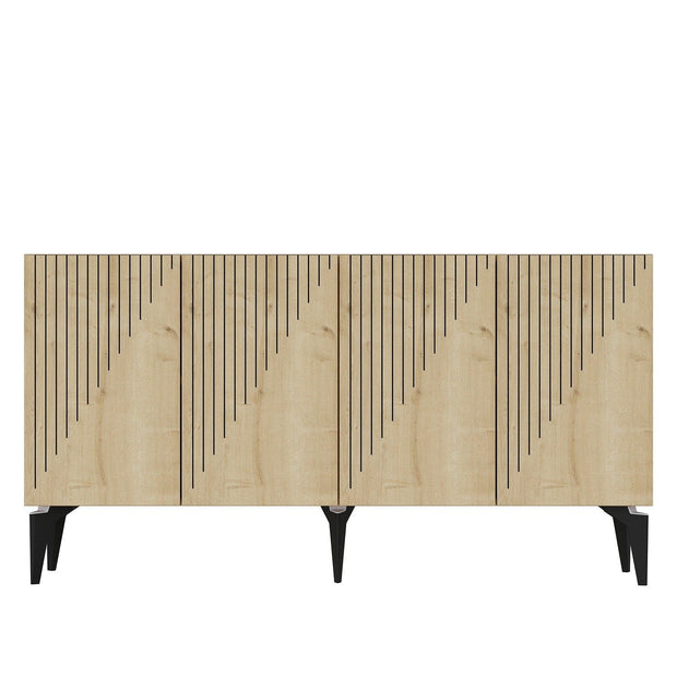 Asir Credenza con 4 ante Draw Quercia