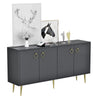 Asir Credenza con 4 ante Drop Antracite