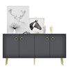 Asir Credenza con 4 ante Drop Antracite