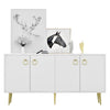 Credenza con 4 ante Drop Bianco (3)