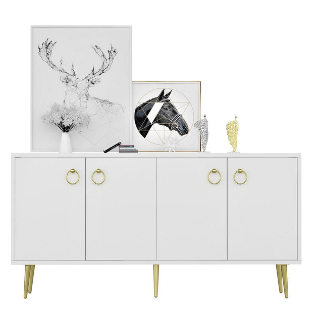 Credenza con 4 ante Drop Bianco (3)