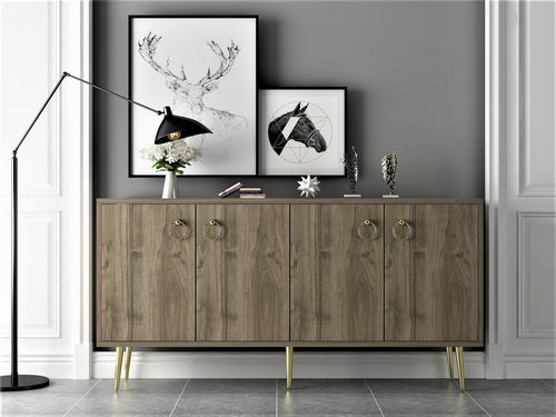 Asir Credenza con 4 ante Drop Noce