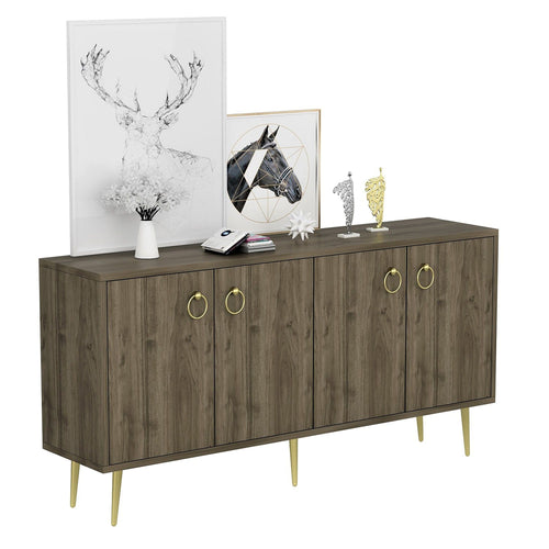 Asir Credenza con 4 ante Drop Noce