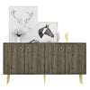 Asir Credenza con 4 ante Drop Noce