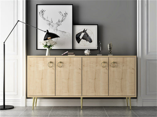 Asir Credenza con 4 ante Drop Quercia