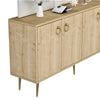 Asir Credenza con 4 ante Drop Quercia