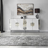 Asir Credenza con 4 ante Dubai Bianco