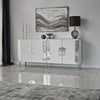 Asir Credenza con 4 ante Dubai Bianco