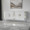 Asir Credenza con 4 ante Dubai Bianco