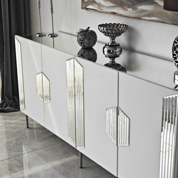 Credenza con 4 ante Dubai Bianco (6)
