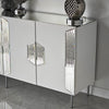 Asir Credenza con 4 ante Dubai Bianco