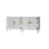 Asir Credenza con 4 ante Dubai Bianco