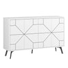 Asir Credenza con 4 ante Dune Bianco