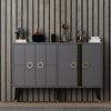 Asir Credenza con 4 ante Eagle Antracite