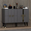 Asir Credenza con 4 ante Eagle Antracite