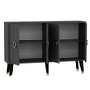Asir Credenza con 4 ante Eagle Antracite