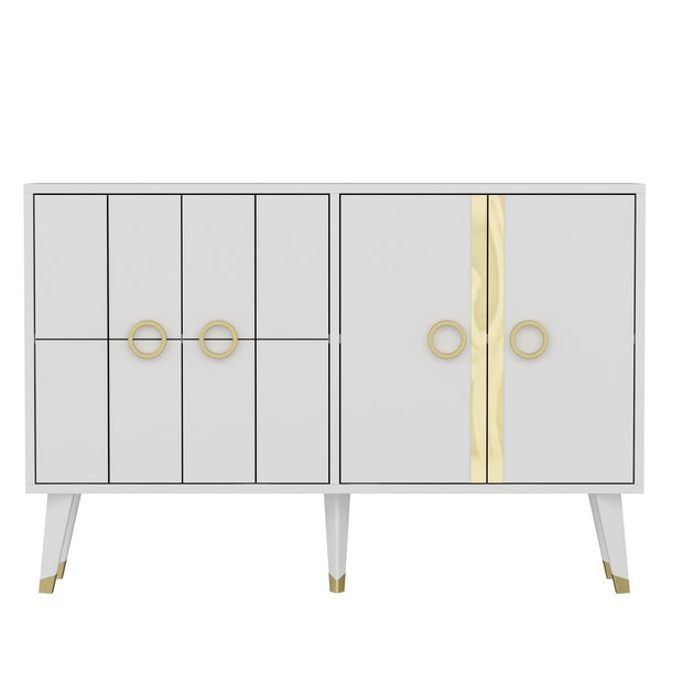 Asir Credenza con 4 ante Eagle Bianco