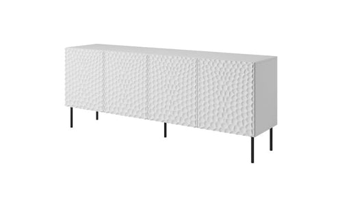 Halmar Credenza con 4 ante Hole Bianco