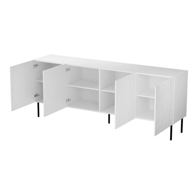 Halmar Credenza con 4 ante Jungle Bianco