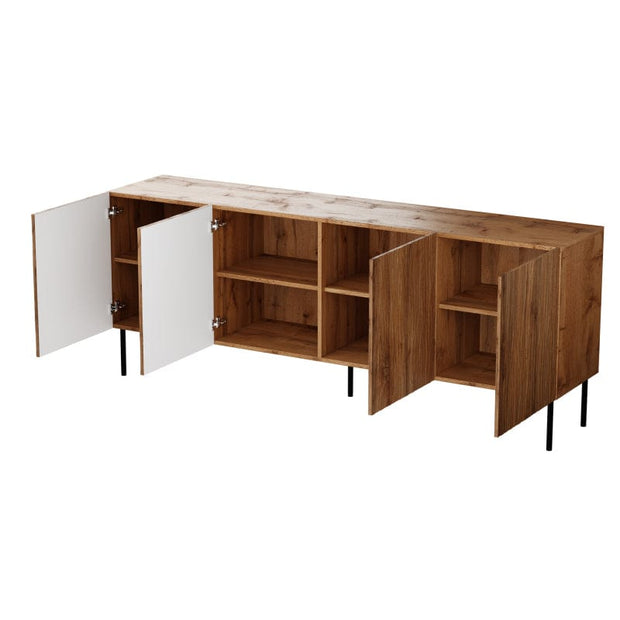 Halmar Credenza con 4 ante Jungle Quercia