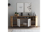 Asir Credenza con 4 ante Karol 0203 Bianco