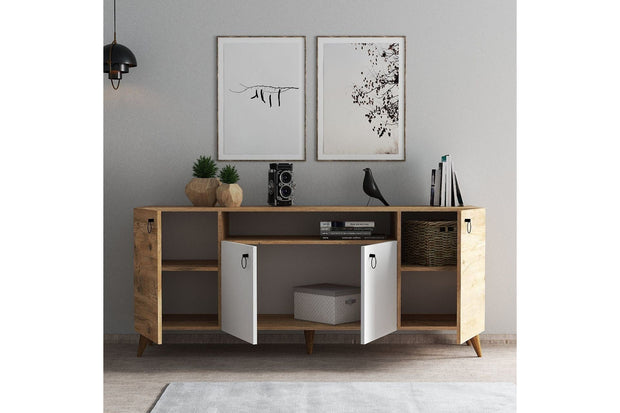 Asir Credenza con 4 ante Karol 0203 Bianco