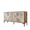 Asir Credenza con 4 ante Kiev 160 Marmo