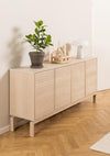 Actona Credenza con 4 ante Linley Naturale