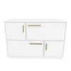 Asir Credenza con 4 ante Mares Bianco