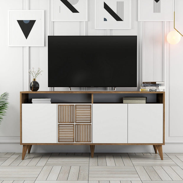 Asir Credenza con 4 ante Milan 160 Bianco