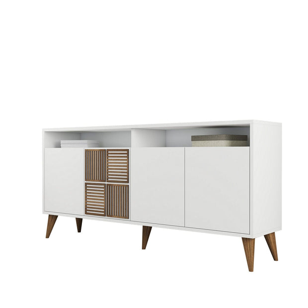 Asir Credenza con 4 ante Milan 160 Bianco