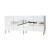 Asir Credenza con 4 ante Milan Bianco