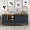 Asir Credenza con 4 ante Napoli Antracite