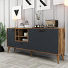 Asir Credenza con 4 ante Napoli Antracite