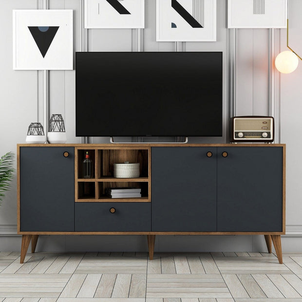 Asir Credenza con 4 ante Napoli Antracite