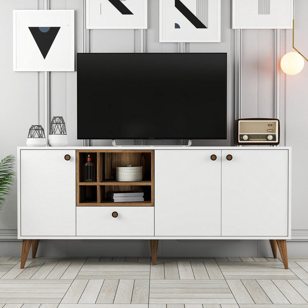 Asir Credenza con 4 ante Napoli Bianco