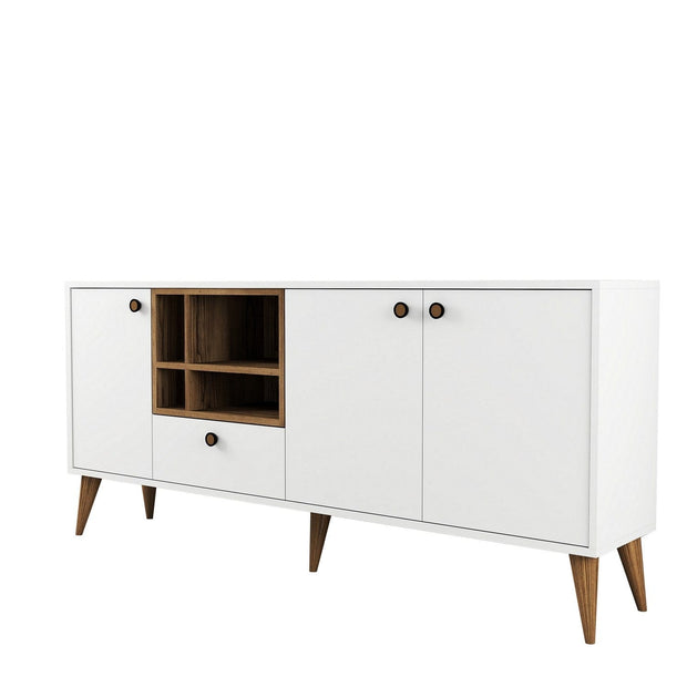 Asir Credenza con 4 ante Napoli Bianco