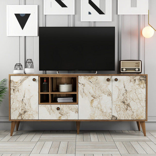 Asir Credenza con 4 ante Napoli Marmo
