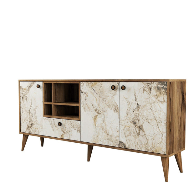 Asir Credenza con 4 ante Napoli Marmo