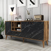 Asir Credenza con 4 ante Napoli Nero